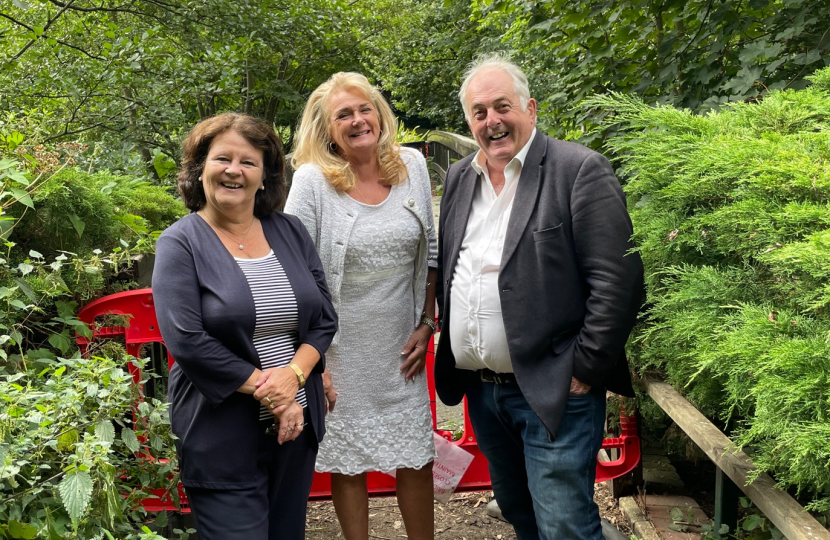 Diane Smith, Christine Harris and Peter Dean