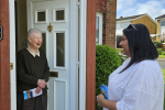 Canvassing residents