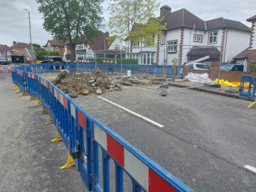 Damage to Hayes Lane